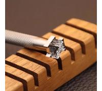 Tri Braid Geometric Leather Stamp Weaving Pattern Stamping Tool 304 Stainless Steel Punch Carving DIY Leathercraft Tool