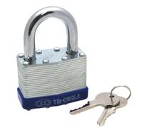 Tri-Circle - Laminated Padlock - 40mm - 2 Keys