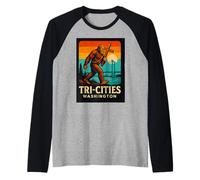 Tri-Cities Sunset Colors Raglan Baseball Tee