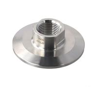 Tri Clamp 2in Adaptor with 1/2 NPT Female Thread, 304 Stainless Steel Connector for Dairy, Food Processing, and Beverage Equipment