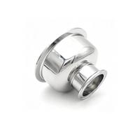 Tri Clamp 304 Stainless Steel Bowl Reducer - Hemispherical Design for 50.5-119mm (1.5"-4") Home Brewing Fitting - 1pc(1.5inchx3inch)