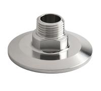Tri Clamp Connector 2 5 Inch Ferrule to 1/2 Inch Male NPT Stainless Steel Fitting for Food Processing, Wine, Dairy and Industrial Applications