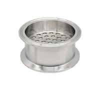 Tri Clamp Filter Plate, Tri Clamp Stainless Steel Filter Corrosion Resistant Sanitary Fitting Quick Install Connection for Edible Alcohol Juice Seasonings (91mm/3.58in)