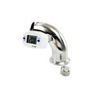 Tri-Clamp Stainless Steel 304 Fitting, OD64mm Flange Sanitary 90-Degree Pipe with Middle Nipple 2 Inch (51mm)(Black)