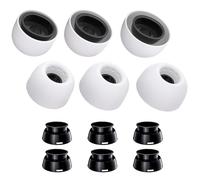 TRI Clarion 3 Pairs Silicone Earbud Tips Compatible with AirPods Pro 1st/2nd Generation, Customize Ear Bud Rubber Tips, Noise Cancellation, Improved Resolution (S/M/L)