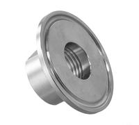 Tri Clover Ferrule to 1/2 Inch Female Thread Adaptor - Heavy Duty 304 SS Pipe Fitting for Food Processing
