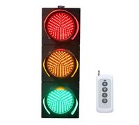 Tri-Color Green/Red/Yellow Traffic Light, Traffic Light Wall Lamp with Remote Control, Suitable for Factories, Parking Lots, Schools(300mm/12in)