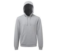 Tri Dri Mens Spun Dyed Hoodie (XS) (Grey Melange)