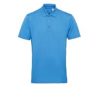 Tri Dri Panelled Short Sleeve Polo Shirt TriDri Dark Blue M