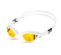 TRI-FIT Award-Winning Swimming Goggles | Advanced Anti Fog Treated Lenses | 100% UVA/UVB Protection | Custom 3D TPE gasket | TPE Nose Bridge | 180-degree field of view | Designed For Men & Women