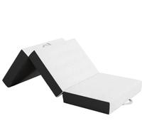 Tri-fold Folding Mattress 10CM Gel Memory Foam Mattress for Travel, Camping, Guest Bed for Travel, Camping