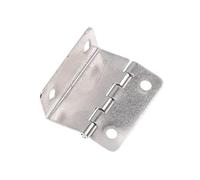 Tri Fold Hinge 2Pcs Cabinet Hinge 41mm Door Luggage Furniture Boxes 4 Holes Three-Folding Hinges Decoration(7mm)
