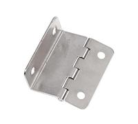 Tri Fold Hinge 2Pcs Cabinet Hinge 41mm Door Luggage Furniture Boxes 4 Holes Three-Folding Hinges Decoration(7mm)