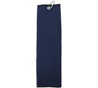 Tri-Fold Microfibre Navy Towel