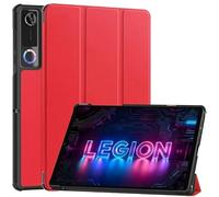Tri-fold PU Leather Stand Case Suitable For Lenovo Legion Y700 5th Gen 8.8" 2026 TB323FU Hard PC Back Shell With Auto Sleep(Red)