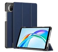 Tri-fold PU Leather Tablet Cover Suitable For Huawei Honor Pad X7 8.7inch JMS-W09/JMS-L09 2025 Hard Smart Stand Case(Dark blue)