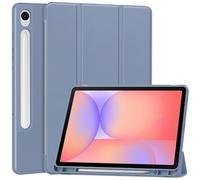 Tri-Fold Smart Tablet Case for Samsung Galaxy Tab S10 Lite 10.9 Inch 2025 SM-X400/X406, Shockproof TPU + Leather Stand Protective Cover W Auto Wake/Sleep + Pen Holder,Rose Gold