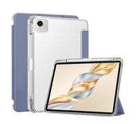 Tri-fold Tablet Case Suitable For Huawei Honor Pad X9a 11.5inch ELN2-W29 2025 Magnetic Smart Cover With Pencil Holder(Lavender)