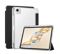 Tri-fold Tablet Case Suitable For Huawei Honor Pad X9a 11.5inch ELN2-W29 2025 Magnetic Smart Cover With Pencil Holder(Black)