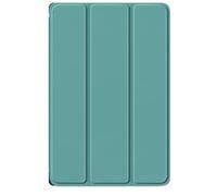 Tri-folding Hard Back Shell Cover Suitable For Lenovo Yoga Tab Plus/Yoga Pad Pro 12.7" 2025 Magnetic Smart PU Leather Case(Dark green,For Yoga Tab Plus 12.7)