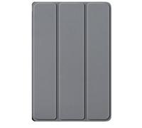 Tri-folding Hard Back Shell Cover Suitable For Lenovo Yoga Tab Plus/Yoga Pad Pro 12.7" 2025 Magnetic Smart PU Leather Case(Gray,For Yoga Tab Plus 12.7)
