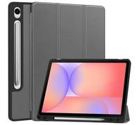 Tri-Folding Leather Stand Cover Suitable For Samsung Galaxy Tab S10 Lite 10.9inch SM-X400/X406B 2025 With Pen Holde Hard Case(GRAY)