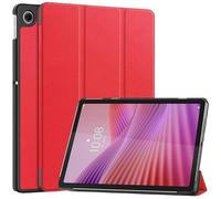 Tri-Folding Stand Smart Cover Suitable For Lenovo Tab S10 10.1inch TB311FU 2025 With Auto Wake/Sleep PU Leather Case(Red)