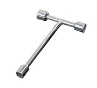 Tri Fork T Shaped Hex Socket Wrench with 8mm 10mm 12mm Sockets for Maintenance Car Repair and Workshop Assembly (10-12-14mm)