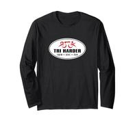 TRI Harder - Hardcore Triathlete Triathlon Endurance Long Sleeve T-Shirt