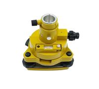 Tri-Prong Tribrach and Adapter with Optical Plummet Adjustment Prism (Yellow)