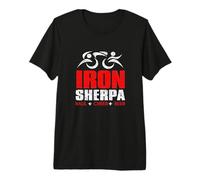 Tri Sherpa Triathlon Triathlete Support Crew Inspired Premium T-Shirt