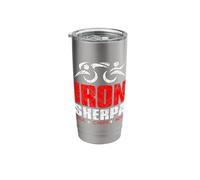Tri Sherpa Triathlon Triathlete Support Crew Inspired Stainless Steel Insulated Tumbler