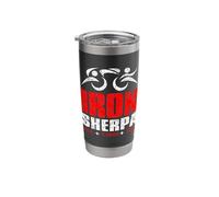 Tri Sherpa Triathlon Triathlete Support Crew Inspired Stainless Steel Insulated Tumbler