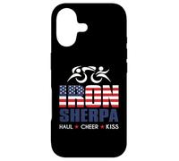 Tri Sherpa USA Triathlon Supporter Haul Cheer Kiss Case for iPhone 17
