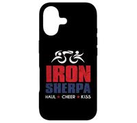 Tri Sherpa USA Triathlon Supporter Haul Cheer Kiss Case for iPhone 17
