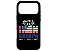 Tri Sherpa USA Triathlon Supporter Haul Cheer Kiss Case for iPhone 17 Pro Max