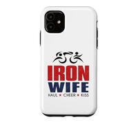 Tri Sherpa Wife Triathlon Support USA Cheer Gear Case for iPhone 11