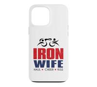 Tri Sherpa Wife Triathlon Support USA Cheer Gear Case for iPhone 13 Pro Max