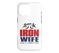 Tri Sherpa Wife Triathlon Support USA Cheer Gear Case for iPhone 16 Pro