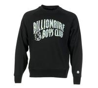 Tri tone Arch Logo Crewneck Sweatshirt Black, Small