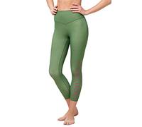 TriAction Women's DL RTW AW22 7/8 High Waist Leggings Logo Underwear, Dill, L