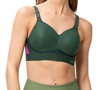 TriAction Women's Hybrid Lite P Ex Racerback Sports Bra, Forest, 32B
