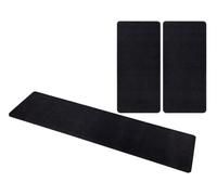 Triada 3-Piece Bedside Rug Black Set - 3 pcs 70X140 70X140 70X240