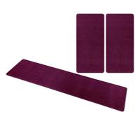 Triada 3-Piece Bedside Rug Blackberry Set - 3 pcs 70X140 70X140 70X240