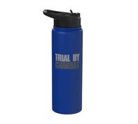 Trial BY Combat Funny Sarcastic Dramatic Confrontational Stainless Steel Insulated Water Bottle
