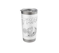 Trial Extreme Acrobatic Motorcycle Motorsport Trials Riders Stainless Steel Insulated Tumbler