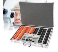 Trial Lens Set - 266 Plastic Optical Lenses with Aluminum Storage Case for Optometry and Eye Protection