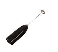 Triamisus Electric Milk Frother Milk Drink Coffee Whisk Mixer Electric Egg Beater Frother Foamer Mini Handle Stirrer Practical Kitchen Cooking Tool - Black