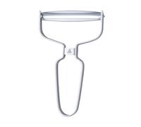 triangle 50 055 90 00 Rustproof Horizontal Smooth Blade Peeler 90 mm | Right and Left Handed - Hardened Blade Dishwasher Safe 14.5 x 9.5 cm
