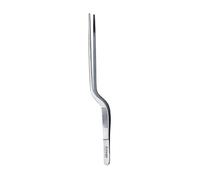 triangle 50 498 20 01 Tweezers Double Offset 20 cm Professional Quality Stainless Steel Small Cooking Tweezers Curved